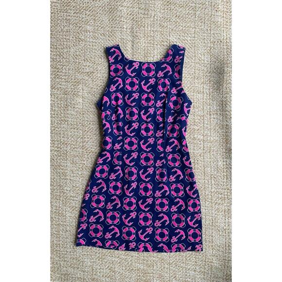 Macbeth Collection Margaret Josephs Dress Tank Nautical Shift Anchors Bouy XS - Picture 1 of 6